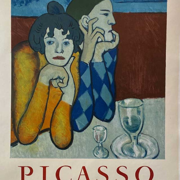 Picasso Musees de leningrad Original Vintage Poster