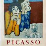 Picasso Musees de leningrad Original Vintage Poster