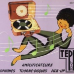 Teppaz AmplifIcateurs Electrophones Original Vintage Poster