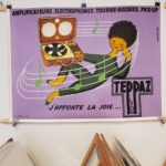 teppaz original vintage poster