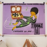 teppaz original vintage poster