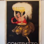 Contratto Cappiello Oversize Original Vintage Poster