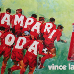 Campari Soda Soccer Vince la sete Original Vintage Poster