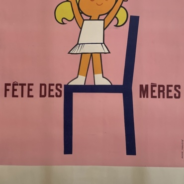 Fete Des Meres Original Vintage Poster