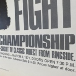 The World Heavyweight Championship Original Vintage Poster