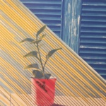 Sun from the Weather Series by David Hockney Original Vintage Poster