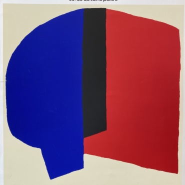 Poliakoff Galerie Melki 1975 Exhibition Poster Letitia Morris Gallery