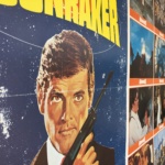 Original Vintage Poster for Moonraker James Bond Film with Roger Moore