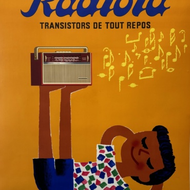 Morvan Radiola Transistors Original Vintage Posters