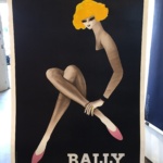 Bally Blonde Villemot ORIGINAL VINTAGE POSTER