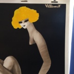 Bally Blonde Villemot ORIGINAL VINTAGE POSTER