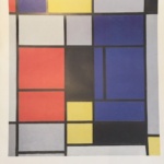 Piet Mondrian Fondation Beyeler Original Vintage Poster