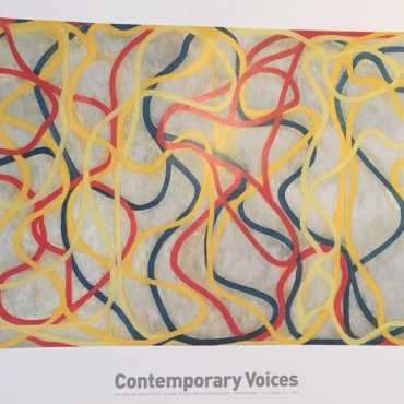 Contemporary Voices Fondation Beyeler Original Vintage Poster