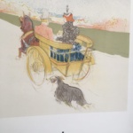 FLautrec Galerie R-G Michel Horse & Carriage Original Vintage Poster