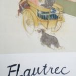 FLautrec Galerie R-G Michel Horse & Carriage Original Vintage Poster