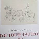 Toulouse Lautrec Aquarelles - Dessins 1962 Original Vintage Poster