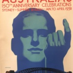 Australia's 150th Anniversary Celebrations 1938 Original Vintage Poster