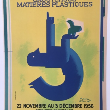 Matieres Plastiques by Paul Colin Original Vintage Poster