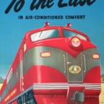 To The East Trans-Australian Railway Original Vintage Poster