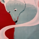 Agis Polar Bear Original Vintage Poster Letitia Morris Gallery