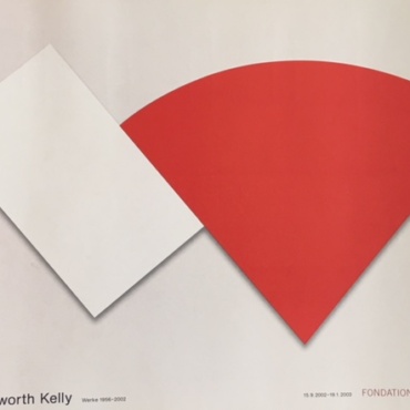 Ellsworth Kelly Fondation Beyeler Original Vintage Poster