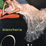 Rene Gruau Biancheria Ortalion Original Vintage Poster