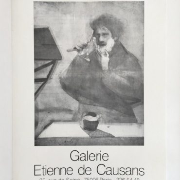 Galerie Etienne de Causans Original Vintage Poster