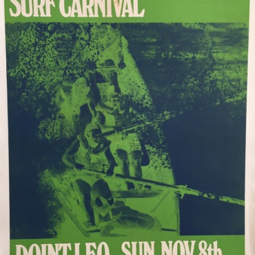 1970 Melbourne Cup Surf Carnival Original Vintage Poster