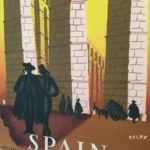 Spain Tourism by Tom Delpy Original Vintage Poster