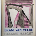 Bram Van Velde Galerie Maeght Original Vintage Poster