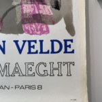 Bram Van Velde Galerie Maeght Original Vintage Poster