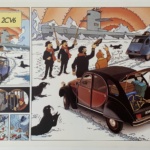 tin tin vintage poster