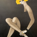 Bally Blonde by Bernard Villemot Original Vintage Poster