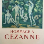 Original Vintage Poster Hommage à Cézanne Octobre 1954