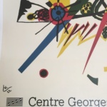 Kandinsky Centre Georges Pompidou Original Vintage Poster