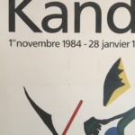 Kandinsky Centre Georges Pompidou Original Vintage Poster