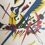 Kandinsky Centre Georges Pompidou Original Vintage Poster