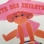 Fete des Enfants by Raoul Eric Castel Original Vintage Poster