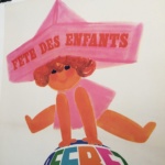 Fete des Enfants by Raoul Eric Castel Original Vintage Poster