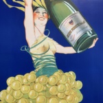 Joseph Perrier champagne Original vintage poster