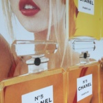 1999 Original Chanel No. 5 Poster Perfume Bottles Original Vintage Poster