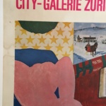 Pop Art City-Galerie Zurich Original Vintage Poster