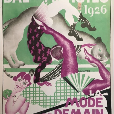 Artistes Independants D'alsace Bal Des Artistes Original Vintage Poster