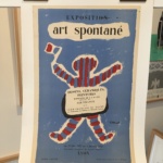 Exposition art spontané by Villemot Original Vintage Poster