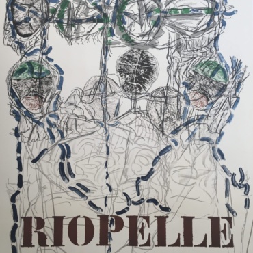 Riopelle Galerie Maeght Original Vintage Poster