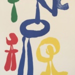 Miro PARLER SEUL Original vintage poster