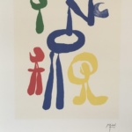 Miro PARLER SEUL Original vintage poster