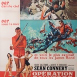 JAMES BOND original vintage poster operation tonnerre