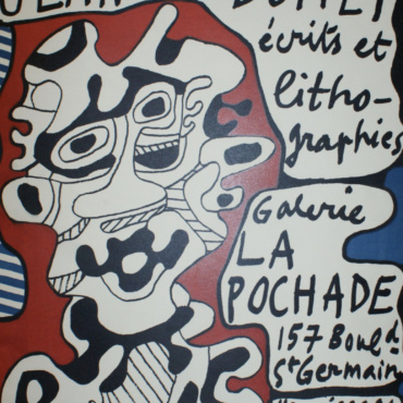 Jean Dubuffet GALERIE LA POCHADE Original Vintage Poster