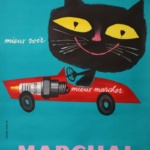 MARCHAL car ORIGINAL vintage poster Jean Colin